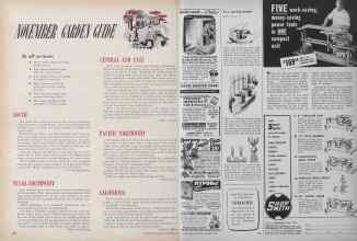 Better Homes & Gardens November 1949 Magazine Article: Page 224