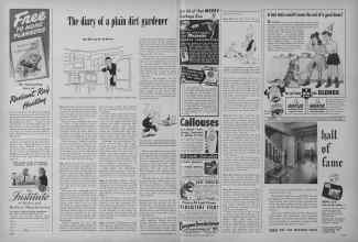 Better Homes & Gardens November 1949 Magazine Article: The diary of a plain dirt gardener