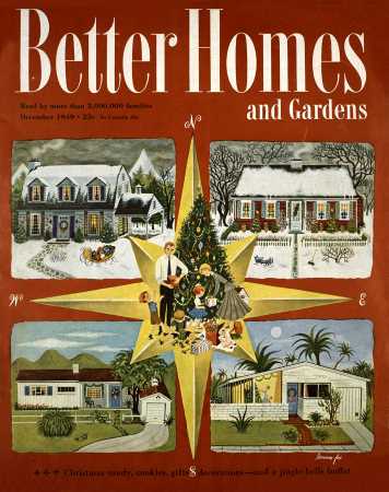 Better Homes & Gardens December 1949 Magazine Cover