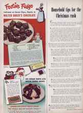 Better Homes & Gardens December 1949 Magazine Article: Household tips for the Christmas rush