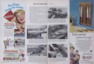 Better Homes & Gardens December 1949 Magazine Article: Page 124