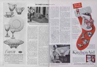 Better Homes & Gardens December 1949 Magazine Article: Page 128