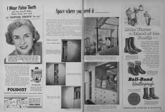 Better Homes & Gardens December 1949 Magazine Article: Page 136