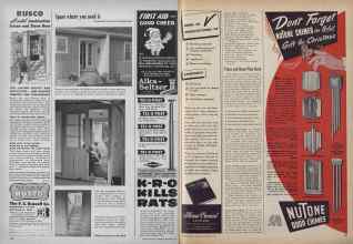 Better Homes & Gardens December 1949 Magazine Article: Page 140