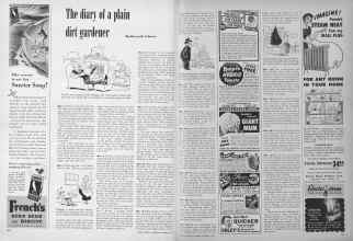 Better Homes & Gardens December 1949 Magazine Article: The diary of a plain dirt gardener