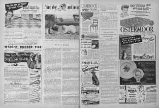 Better Homes & Gardens December 1949 Magazine Article: Your dog and mine