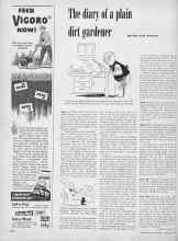 Better Homes & Gardens January 1950 Magazine Article: The diary of a plain dirt gardener