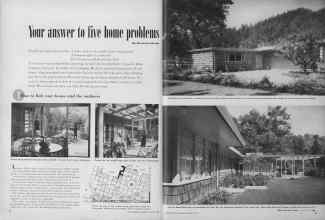 Better Homes & Gardens January 1950 Magazine Article: Your answer to five home problems