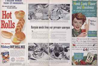 Better Homes & Gardens January 1950 Magazine Article: Bargain meals from your pressure saucepan