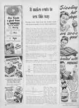 Better Homes & Gardens February 1950 Magazine Article: It makes cents to sew this way