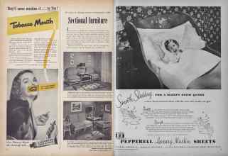 Better Homes & Gardens February 1950 Magazine Article: Page 8