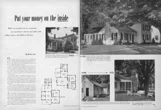 Better Homes & Gardens February 1950 Magazine Article: Put four money on the inside