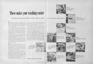 Better Homes & Gardens February 1950 Magazine Article: These make your washing easier