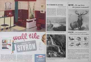 Better Homes & Gardens February 1950 Magazine Article: Page 124