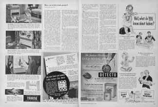 Better Homes & Gardens February 1950 Magazine Article: Page 174