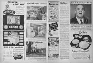 Better Homes & Gardens February 1950 Magazine Article: Page 198