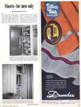 Better Homes & Gardens March 1950 Magazine Article: Closets--for men only