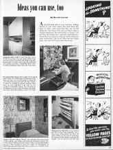 Better Homes & Gardens March 1950 Magazine Article: Ideas you can use, too