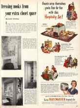 Better Homes & Gardens March 1950 Magazine Article: Dressing nooks from your extra closet space