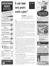 Better Homes & Gardens March 1950 Magazine Article: Is your home town project worth a prize?