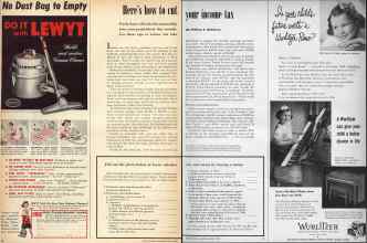 Better Homes & Gardens March 1950 Magazine Article: Here's how to cut your income tax