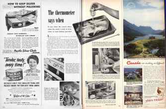 Better Homes & Gardens March 1950 Magazine Article: The thermometer says when
