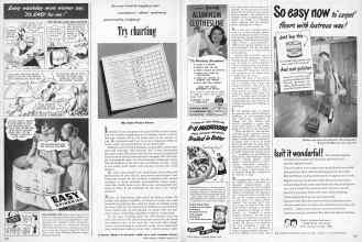 Better Homes & Gardens March 1950 Magazine Article: Try charting