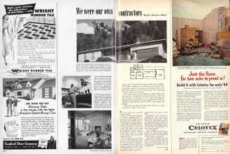 Better Homes & Gardens March 1950 Magazine Article: We were our own contractors
