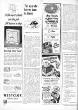 Better Homes & Gardens April 1950 Magazine Article: The man who hurries home to dinner