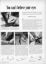 Better Homes & Gardens April 1950 Magazine Article: You can't believe your eyes