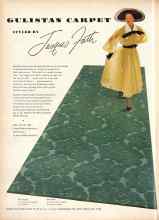 Better Homes & Gardens April 1950 Magazine Article: GULISTAN CARPET
