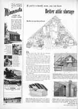 Better Homes & Gardens April 1950 Magazine Article: If you're a handy man you can have Better attic storage