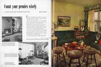 Better Homes & Gardens April 1950 Magazine Article: Count four pennies wisely