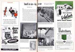 Better Homes & Gardens April 1950 Magazine Article: Small in size--big in use