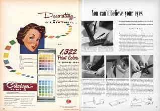 Better Homes & Gardens April 1950 Magazine Article: Page 220