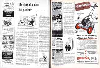 Better Homes & Gardens April 1950 Magazine Article: The diary of a plain dirt gardener