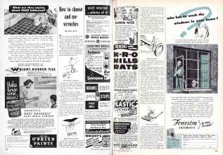 Better Homes & Gardens April 1950 Magazine Article: How to choose and use wrenches