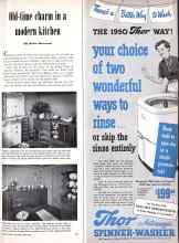 Better Homes & Gardens May 1950 Magazine Article: Old-time charm in a modern kitchen