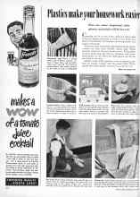 Better Homes & Gardens May 1950 Magazine Article: Plastics make your housework easier