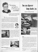 Better Homes & Gardens May 1950 Magazine Article: You can slipcover lamp shades, too
