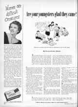 Better Homes & Gardens May 1950 Magazine Article: Are your youngsters glad they came?