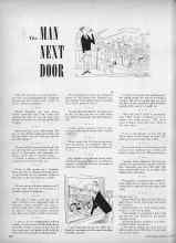 Better Homes & Gardens May 1950 Magazine Article: The MAN NEXT DOOR