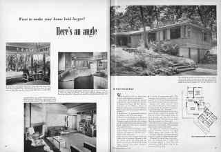 Better Homes & Gardens May 1950 Magazine Article: Here's an angle
