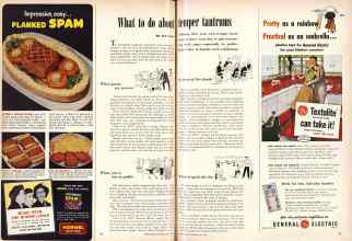 Better Homes & Gardens May 1950 Magazine Article: What to do about temper tantrums