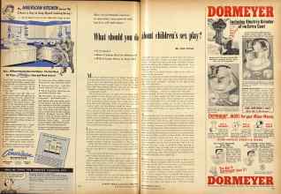 Better Homes & Gardens May 1950 Magazine Article: What should you do about children's sex play?