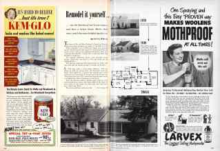 Better Homes & Gardens May 1950 Magazine Article: Remodel it yourself...