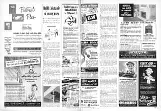 Better Homes & Gardens May 1950 Magazine Article: Build this table of many uses