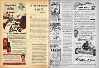 Better Homes & Gardens May 1950 Magazine Article: Is your tree surgeon a quack?