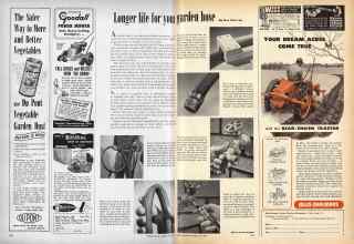 Better Homes & Gardens May 1950 Magazine Article: Longer life for your garden hose