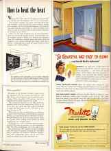 Better Homes & Gardens June 1950 Magazine Article: How to beat the heat